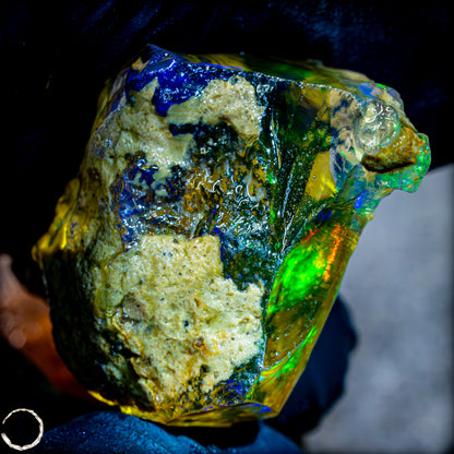 Seltener Natürlicher Großer Kristall-Opal, Äthiopien - 76,65 ct