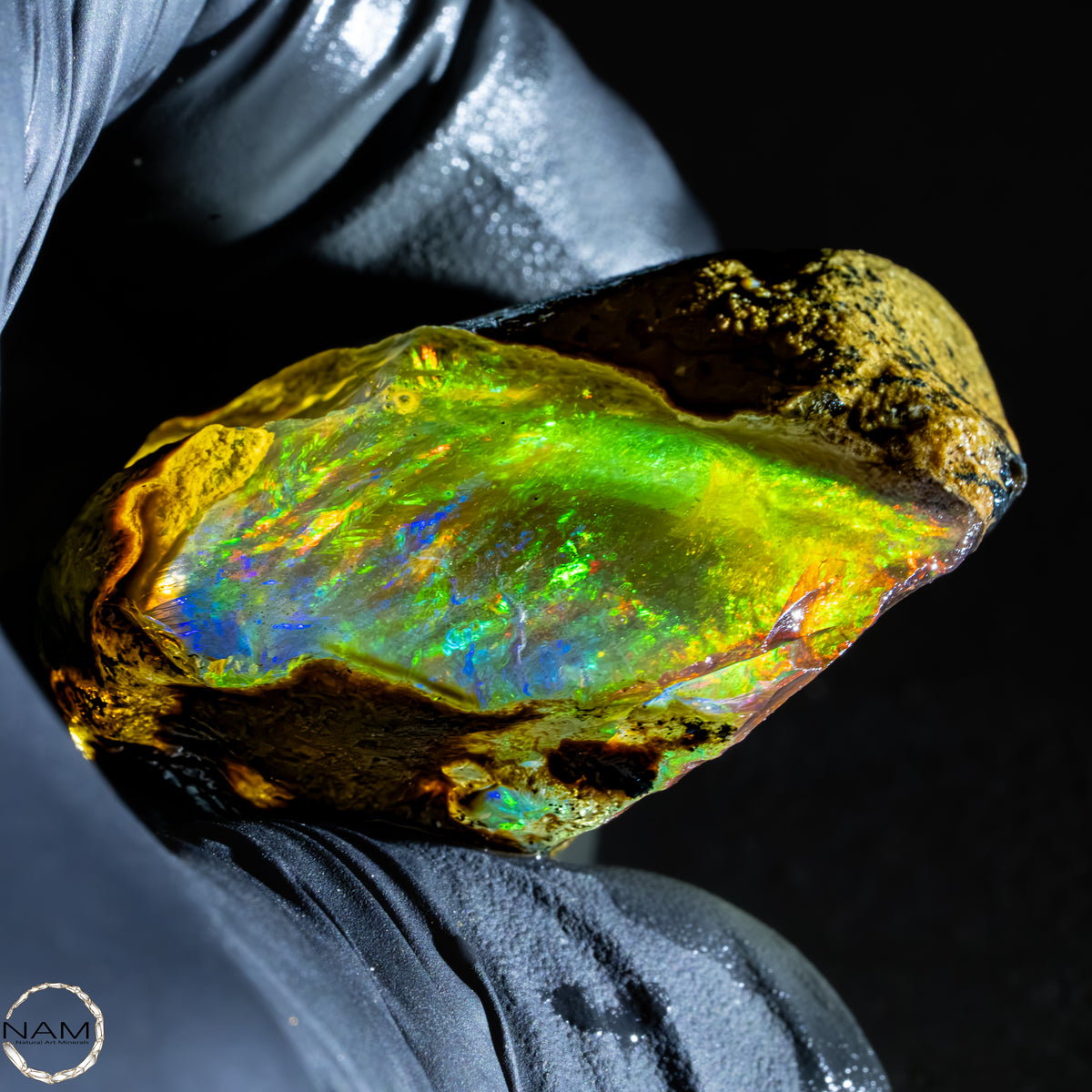 Seltener Natürlicher Kristall-Opal, Äthiopien - 38,64g -193,2Ct