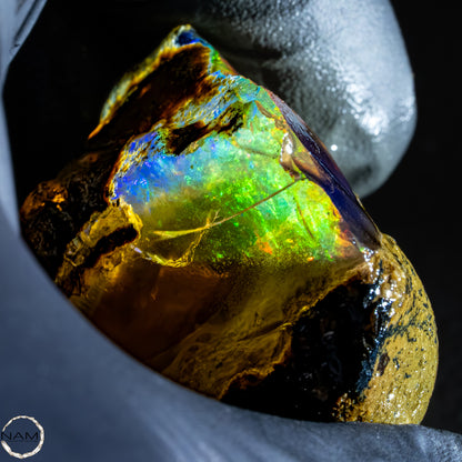 Seltener Natürlicher Kristall-Opal, Äthiopien - 38,64g -193,2Ct