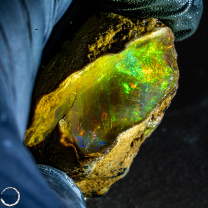 Seltener Natürlicher Kristall-Opal, Äthiopien - 38,64g -193,2Ct