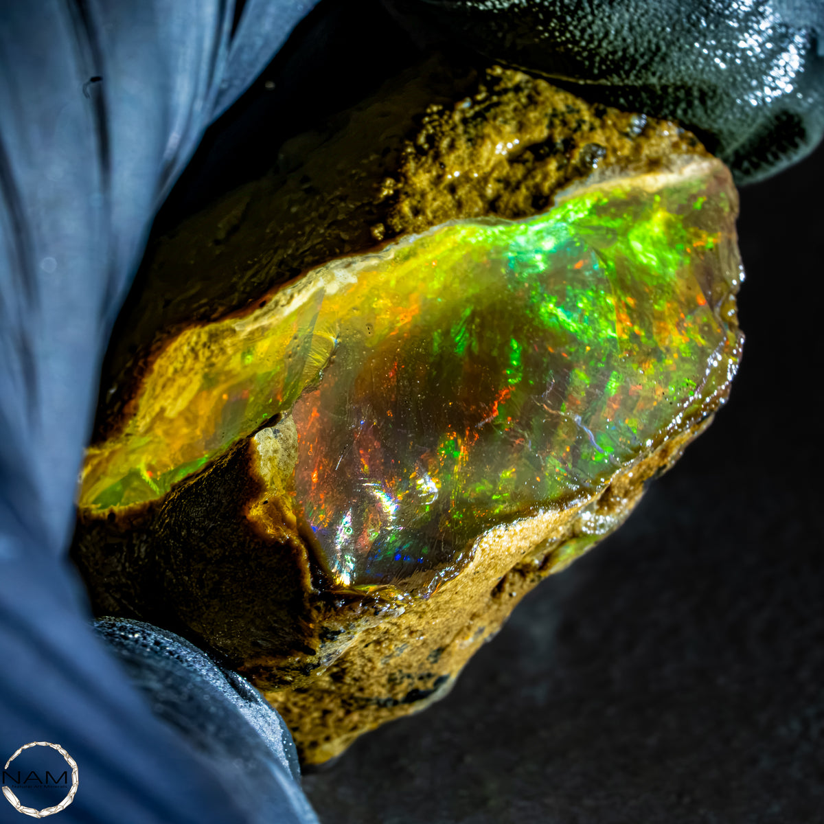 Seltener Natürlicher Kristall-Opal, Äthiopien - 38,64g -193,2Ct