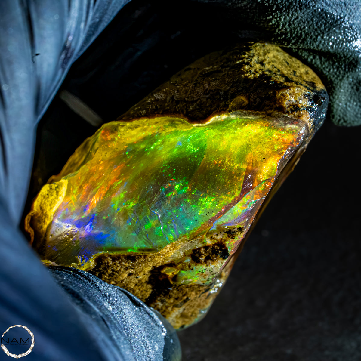 Seltener Natürlicher Kristall-Opal, Äthiopien - 38,64g -193,2Ct
