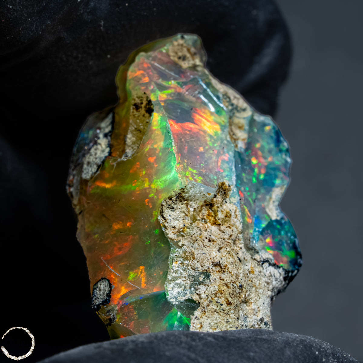 Welo-Opal – Ein atemberaubendes Feuerwerk 7,64g -38,2Ct