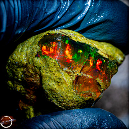Seltener Natürlicher Großer Kristall-Opal, Äthiopien -166,15 ct