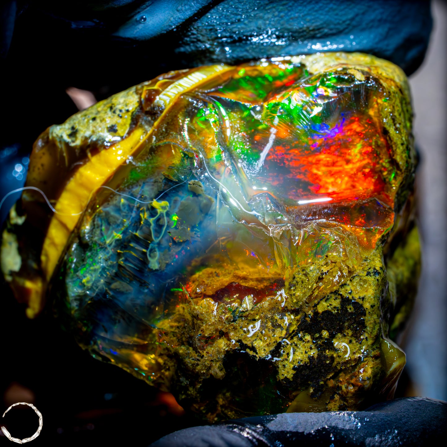 Seltener Natürlicher Großer Kristall-Opal, Äthiopien -166,15 ct