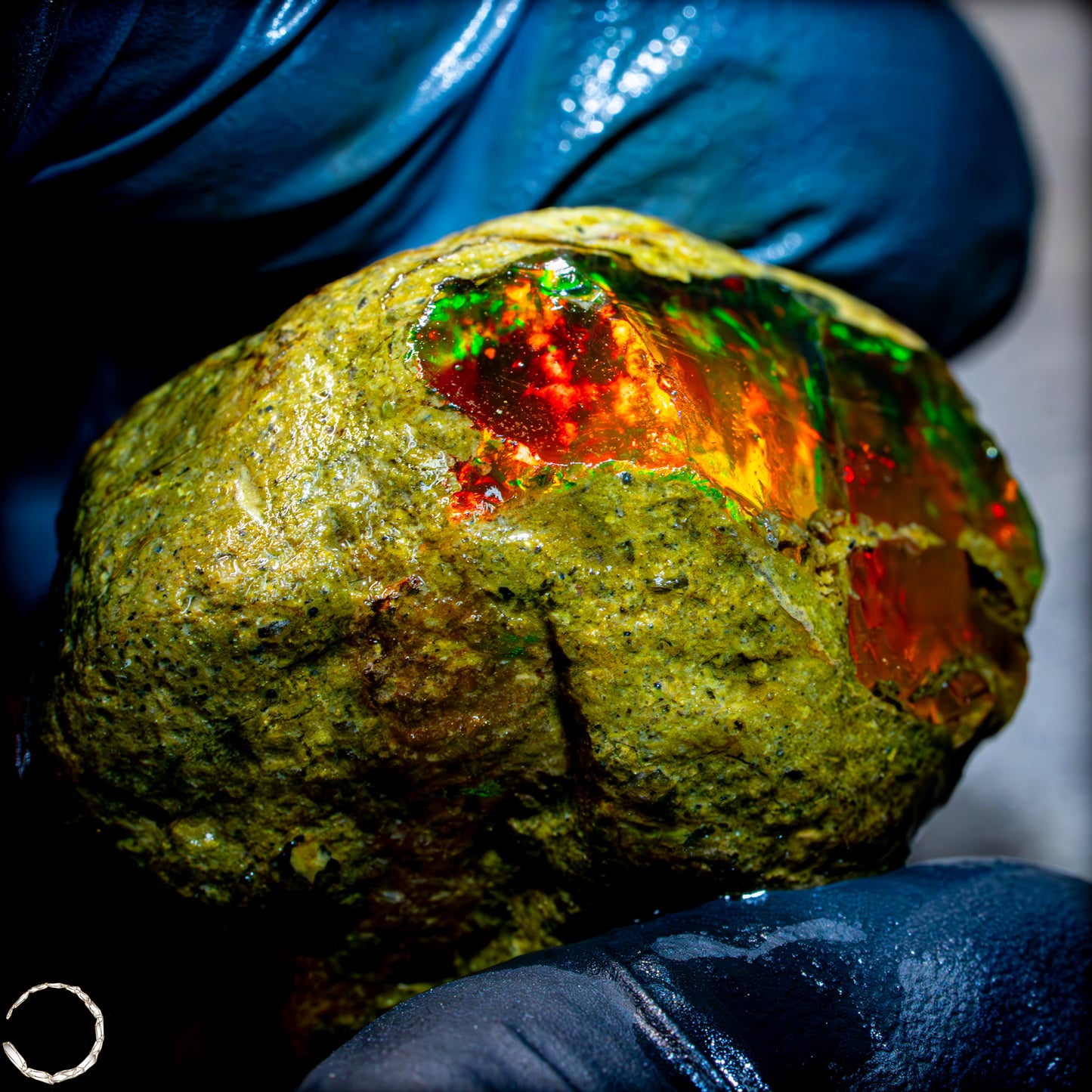 Seltener Natürlicher Großer Kristall-Opal, Äthiopien -166,15 ct