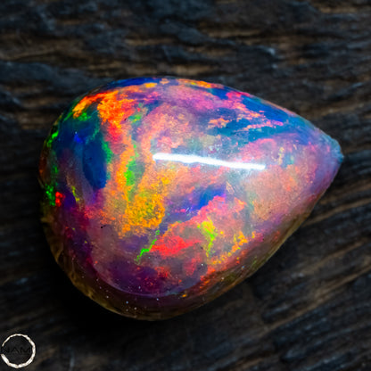 Großer Schwarzer Opal Cabochon - 1,34g -6,7Ct