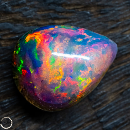 Großer Schwarzer Opal Cabochon - 1,34g -6,7Ct