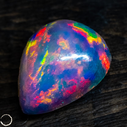 Großer Schwarzer Opal Cabochon - 1,34g -6,7Ct
