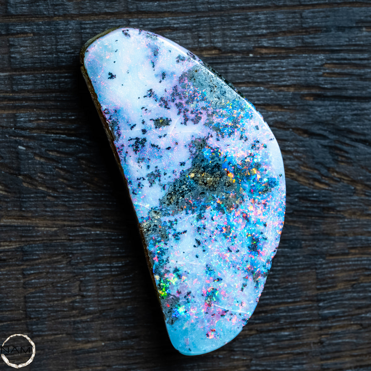 Natürlicher  Boulder Opal aus Australien Edelsteinqualität -  11,14g -55,7Ct