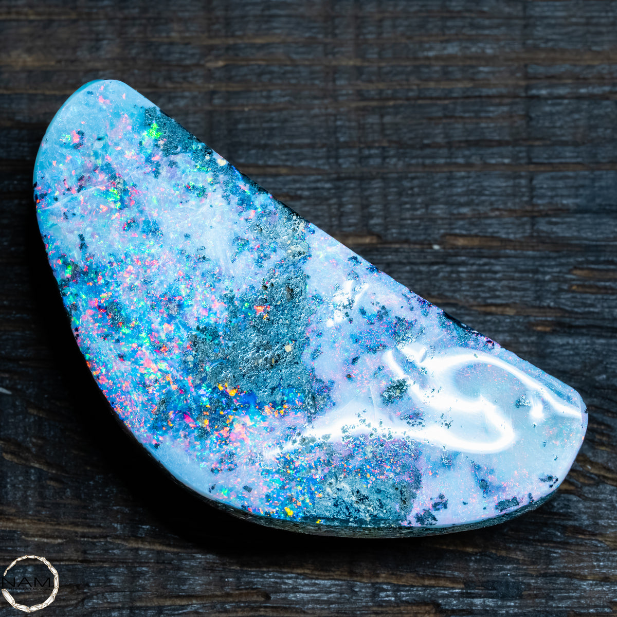 Natürlicher  Boulder Opal aus Australien Edelsteinqualität -  11,14g -55,7Ct