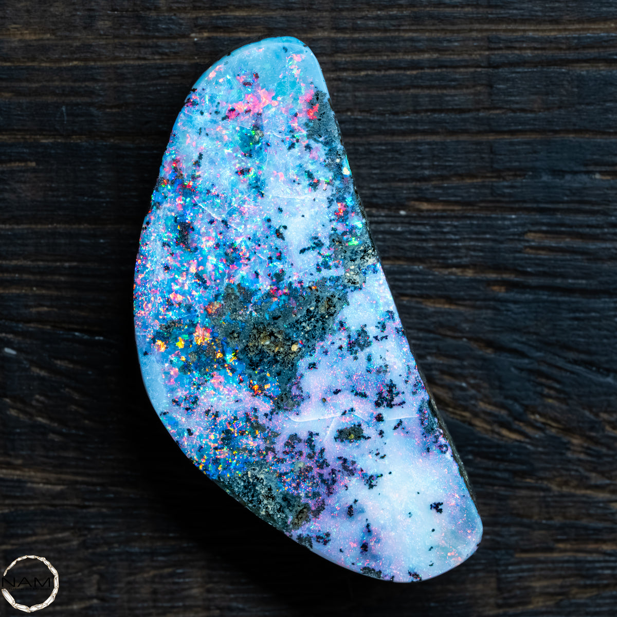 Natürlicher  Boulder Opal aus Australien Edelsteinqualität -  11,14g -55,7Ct