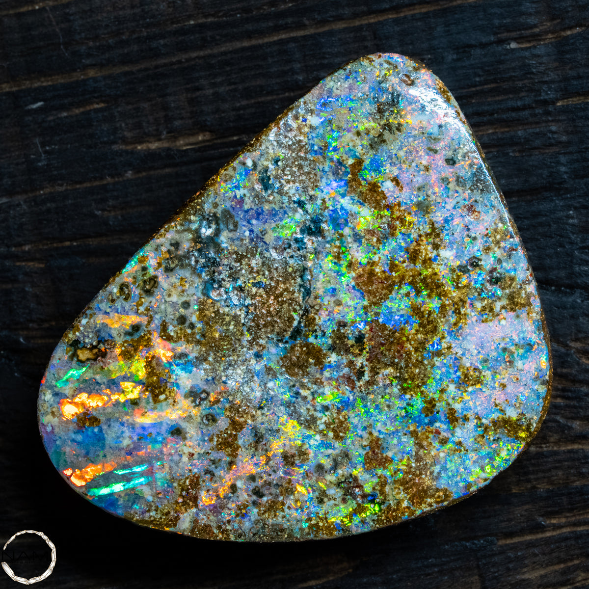 Natürlicher  Boulder Opal aus Australien Edelsteinqualität -  6,11g -30,55Ct