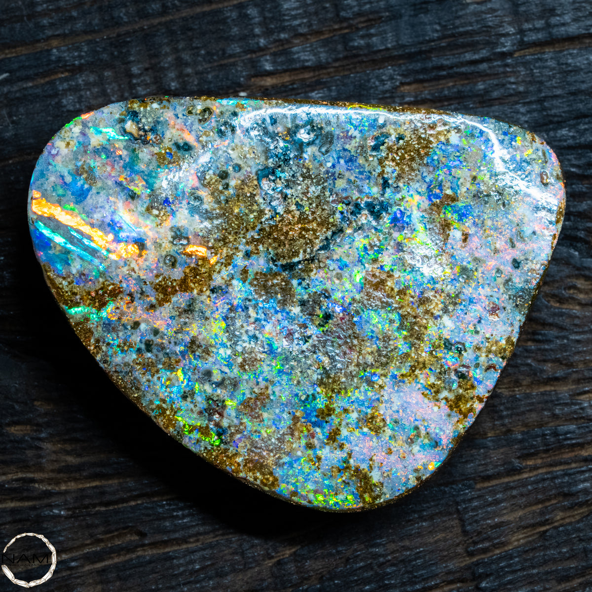Natürlicher  Boulder Opal aus Australien Edelsteinqualität -  6,11g -30,55Ct