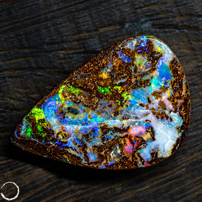 Natürlicher  Boulder Opal aus Australien Edelsteinqualität - 5,22g -26,1Ct