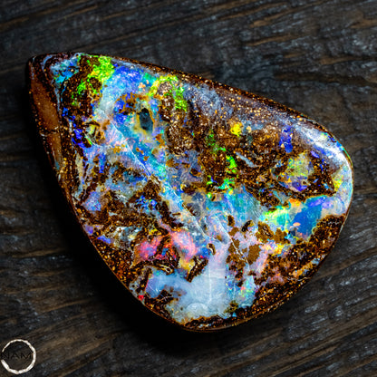 Natürlicher  Boulder Opal aus Australien Edelsteinqualität - 5,22g -26,1Ct