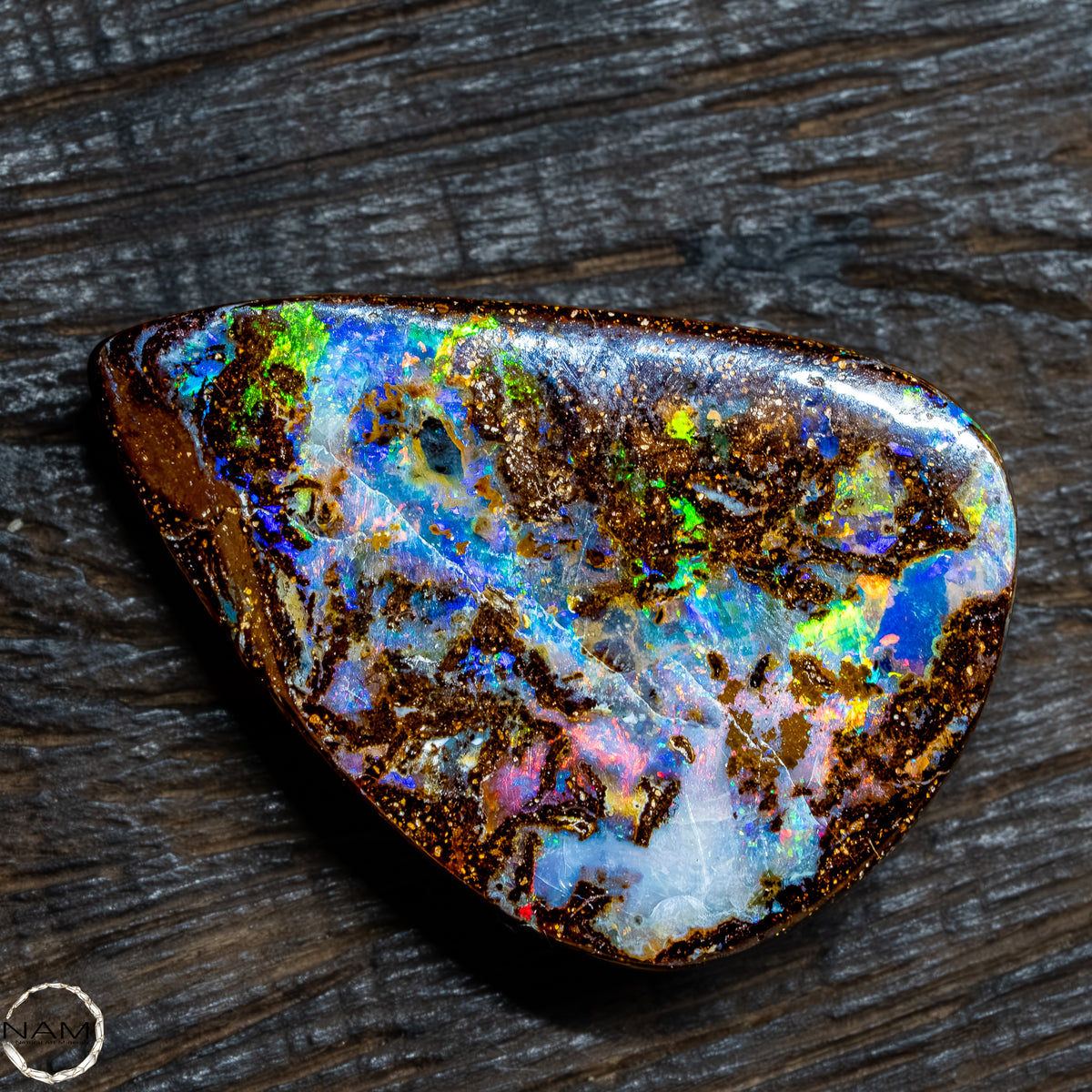 Natürlicher  Boulder Opal aus Australien Edelsteinqualität - 5,22g -26,1Ct