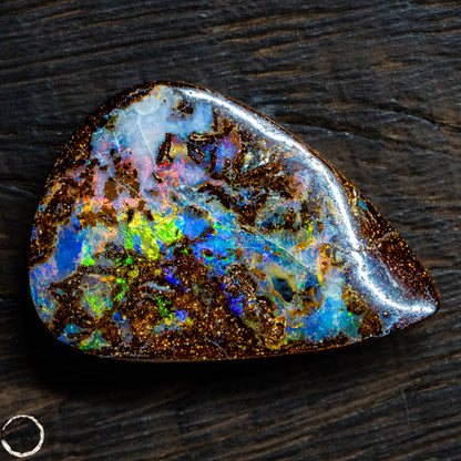 Natürlicher  Boulder Opal aus Australien Edelsteinqualität - 5,22g -26,1Ct