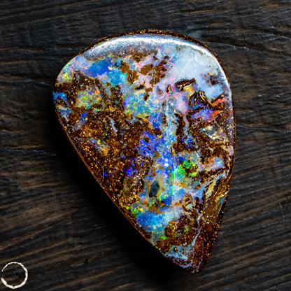 Natürlicher  Boulder Opal aus Australien Edelsteinqualität - 5,22g -26,1Ct