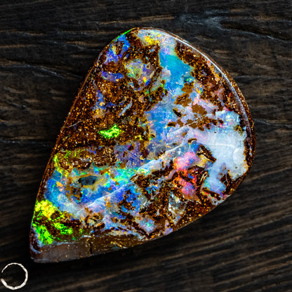 Natürlicher  Boulder Opal aus Australien Edelsteinqualität - 5,22g -26,1Ct