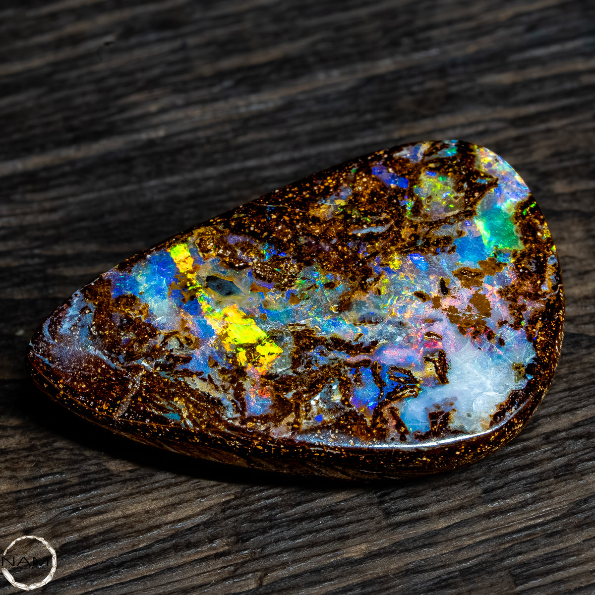 Natürlicher  Boulder Opal aus Australien Edelsteinqualität - 5,22g -26,1Ct