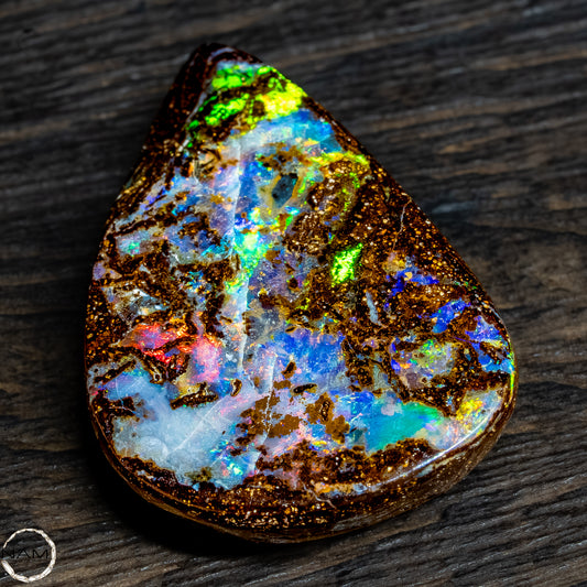 Natürlicher  Boulder Opal aus Australien Edelsteinqualität - 5,22g -26,1Ct