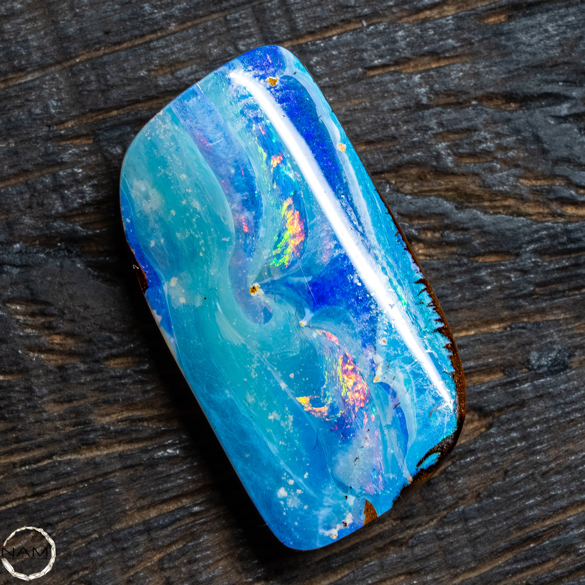 Natürlicher  Boulder Opal aus Australien Edelsteinqualität - 3,89g - 19,45Ct