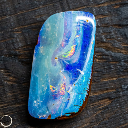 Natürlicher  Boulder Opal aus Australien Edelsteinqualität - 3,89g - 19,45Ct