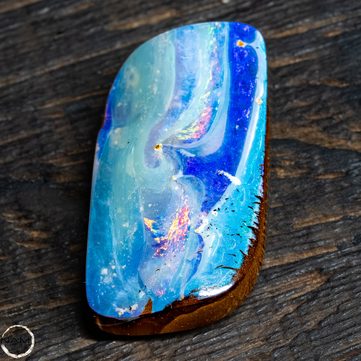 Natürlicher  Boulder Opal aus Australien Edelsteinqualität - 3,89g - 19,45Ct