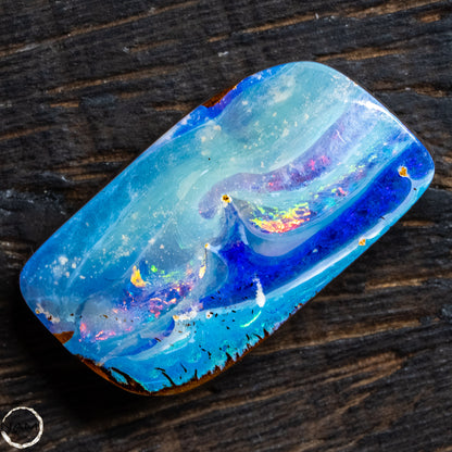 Natürlicher  Boulder Opal aus Australien Edelsteinqualität - 3,89g - 19,45Ct