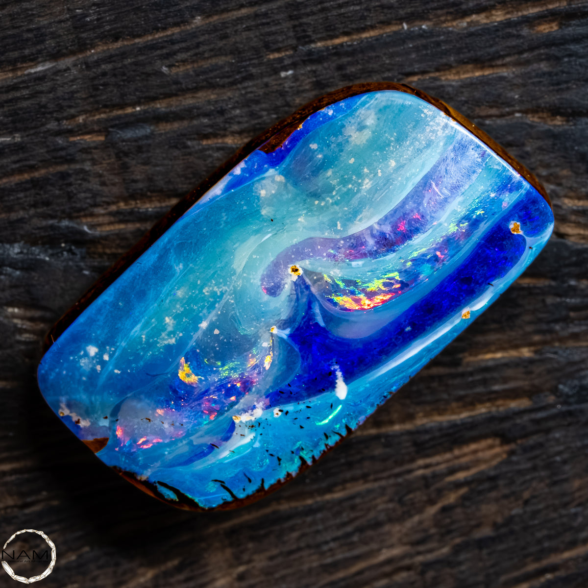 Natürlicher  Boulder Opal aus Australien Edelsteinqualität - 3,89g - 19,45Ct
