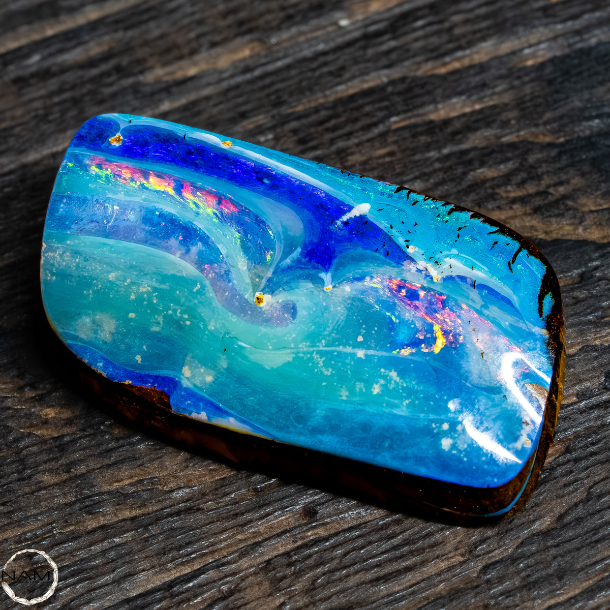 Natürlicher  Boulder Opal aus Australien Edelsteinqualität - 3,89g - 19,45Ct