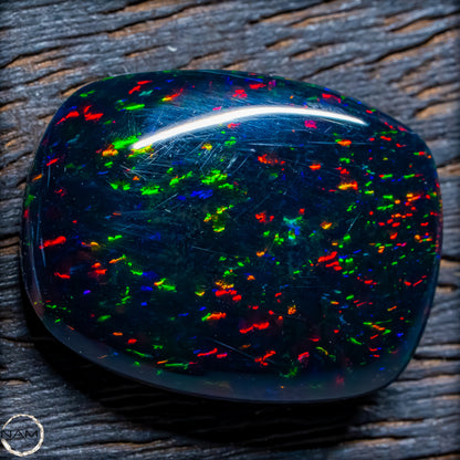 Großer AAA+ Schwarzer Opal Cabochon - 4,76g / 23,8 ct