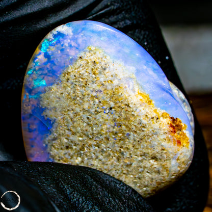 Natürliche AAA+ Opalesierte Fossile Muschel aus Australien, 16,50ct