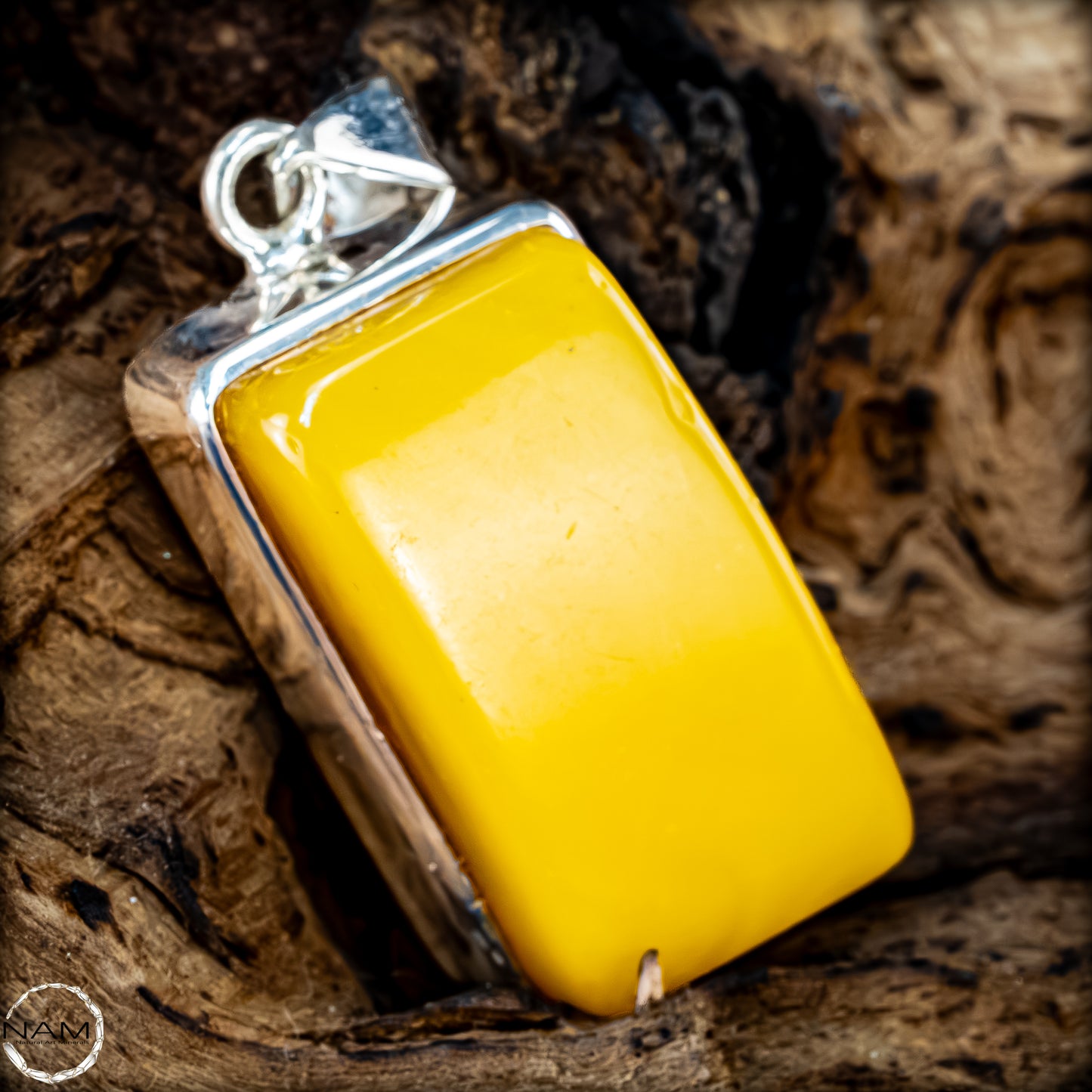Natürlicher Butterscotch Bernstein Anhänger - 8,96g
