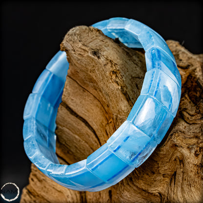 Eleganz in Blau – Aquamarin-Armband Afghanistan -41,71g