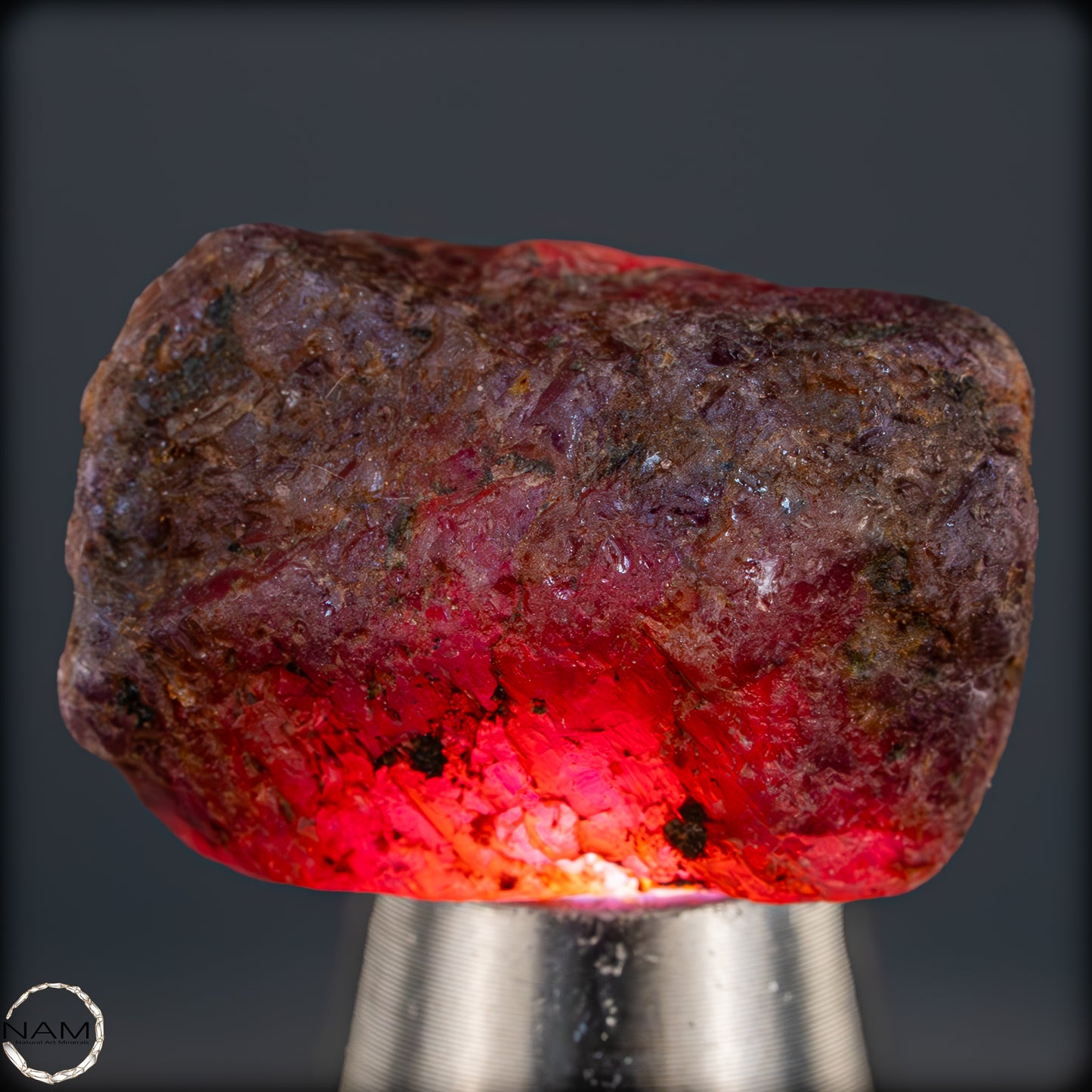Natürlicher Rubinkristall aus Myanmar, Unbehandelt - 10,67g - 53,35ct