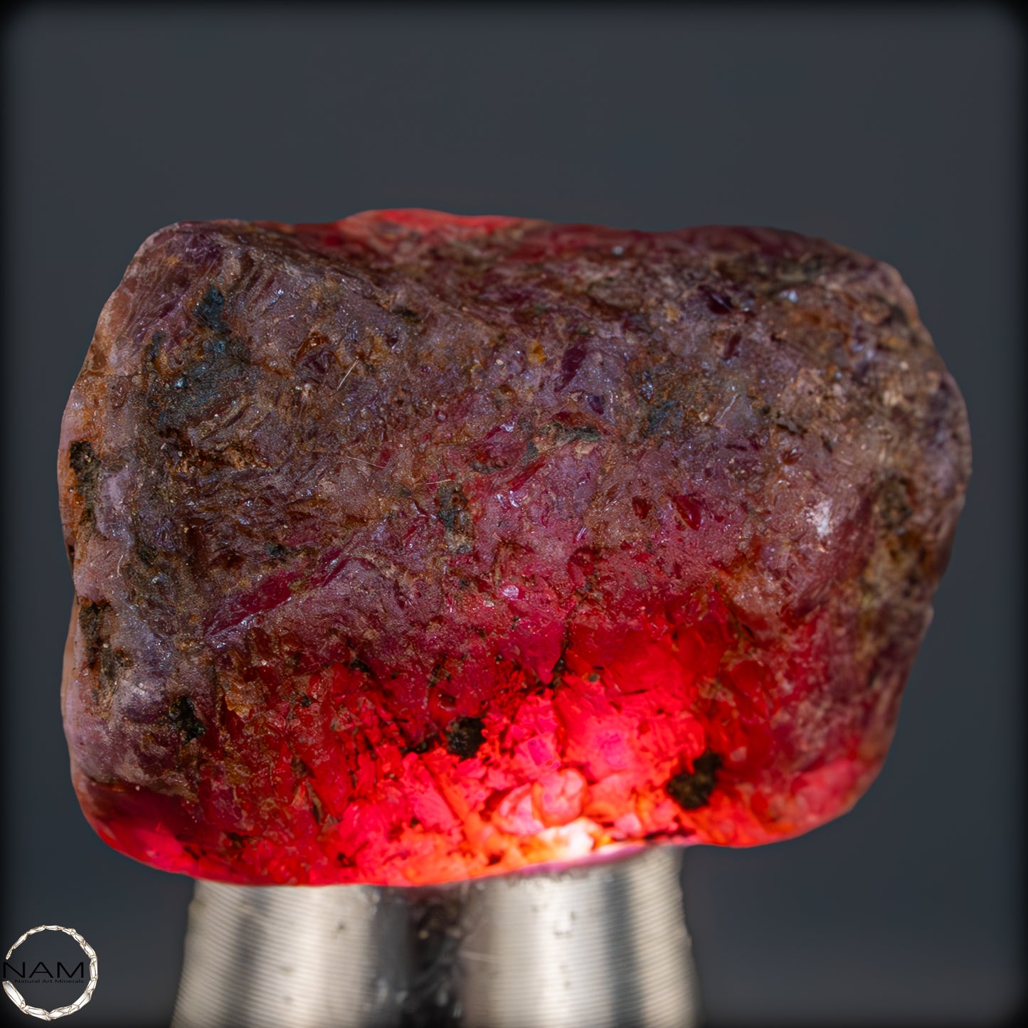 Natürlicher Rubinkristall aus Myanmar, Unbehandelt - 10,67g - 53,35ct
