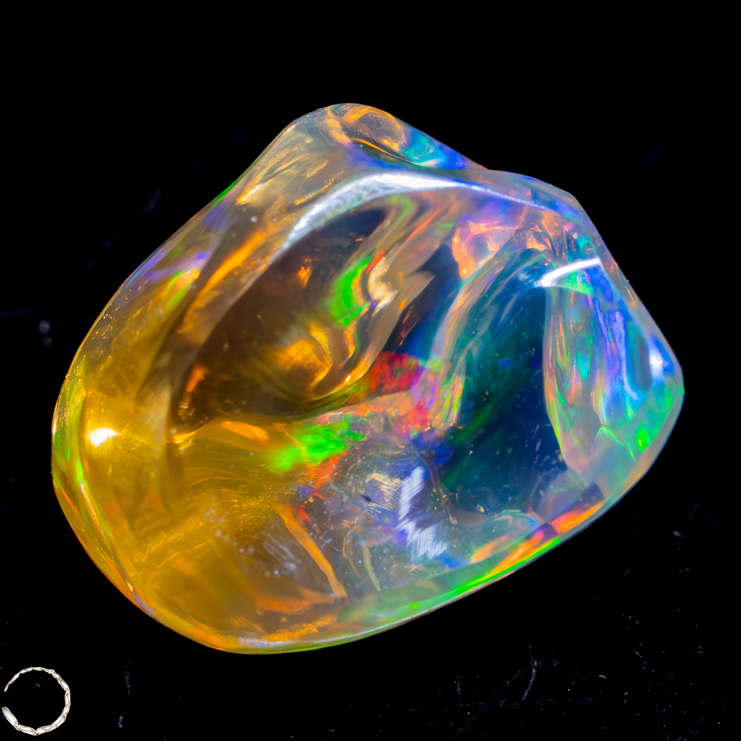 Seltener AAA+ Mexikanischer Feuer-Opal,0,892g/4,46ct