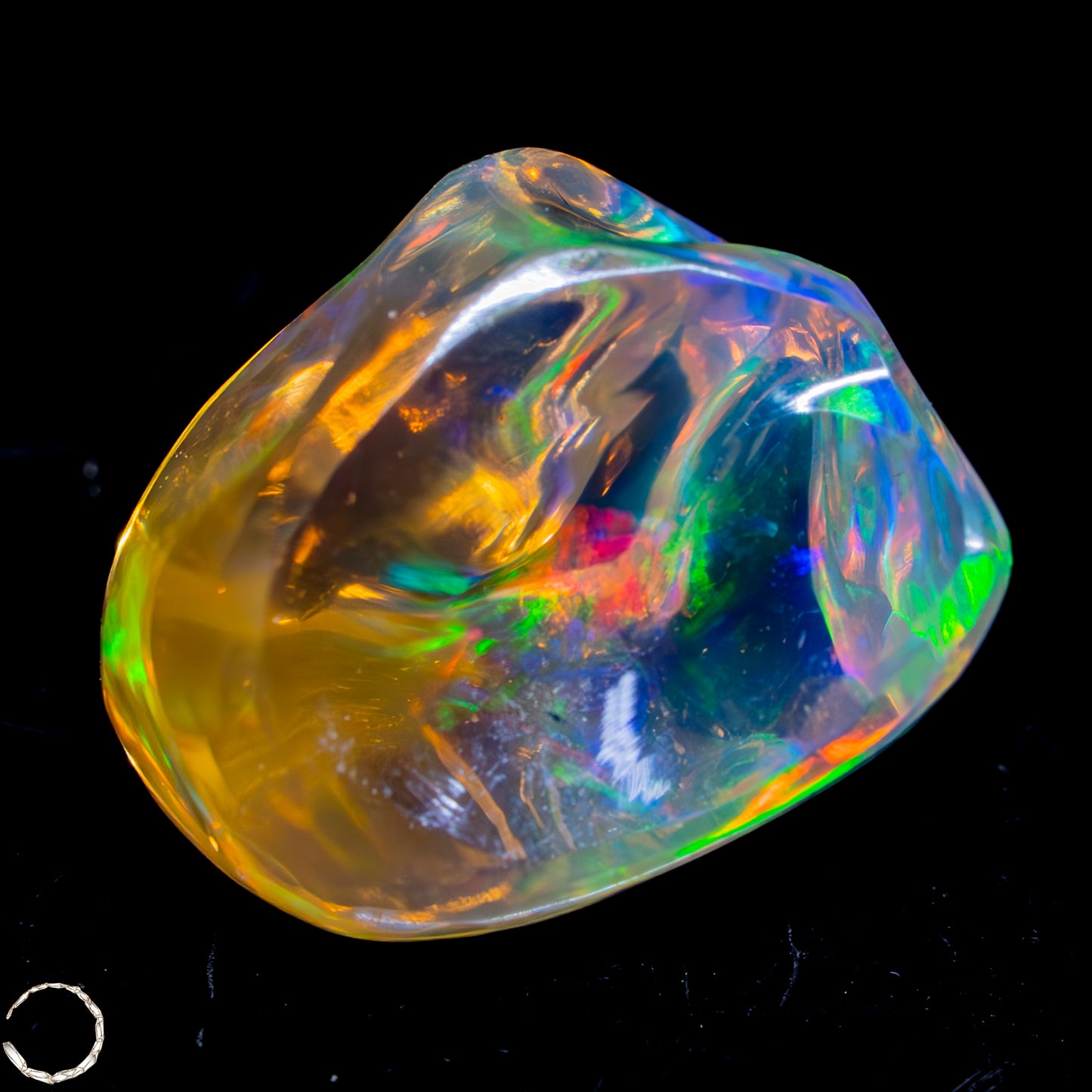 Seltener AAA+ Mexikanischer Feuer-Opal,0,892g/4,46ct