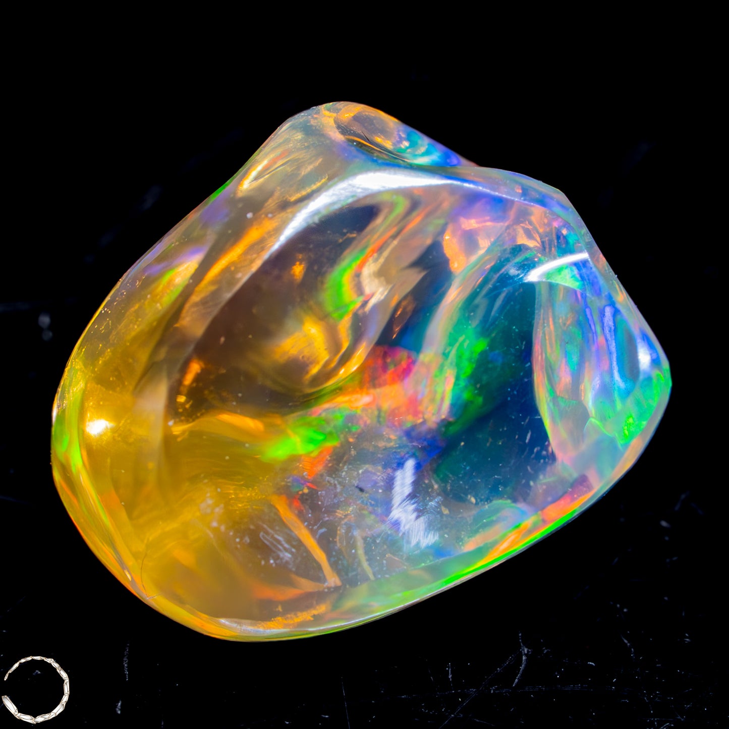Seltener AAA+ Mexikanischer Feuer-Opal,0,892g/4,46ct