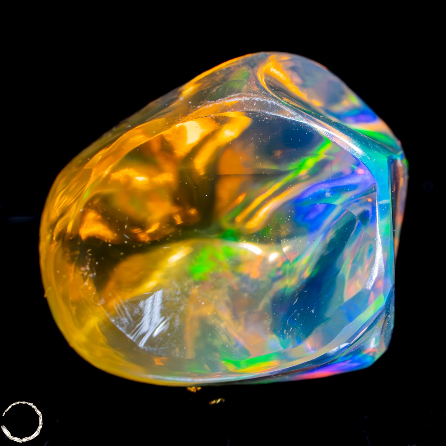 Seltener AAA+ Mexikanischer Feuer-Opal,0,892g/4,46ct