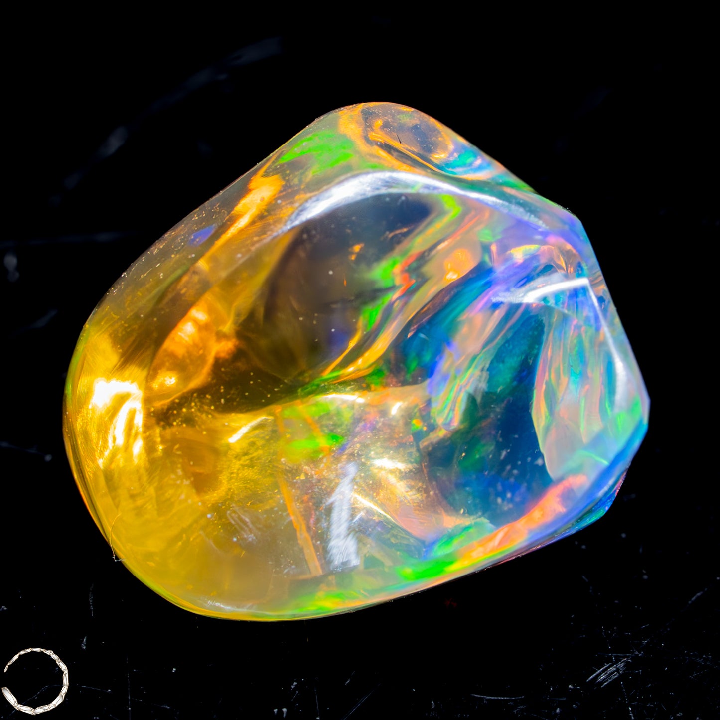 Seltener AAA+ Mexikanischer Feuer-Opal,0,892g/4,46ct