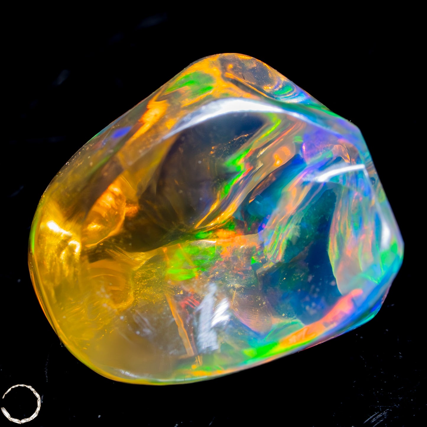 Seltener AAA+ Mexikanischer Feuer-Opal,0,892g/4,46ct