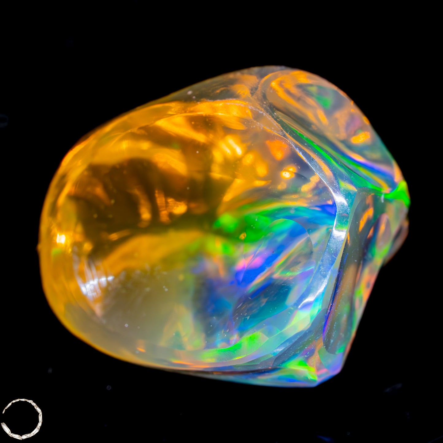 Seltener AAA+ Mexikanischer Feuer-Opal,0,892g/4,46ct