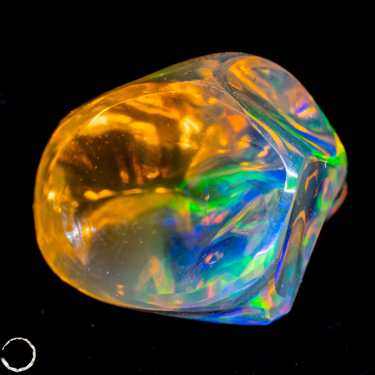 Seltener AAA+ Mexikanischer Feuer-Opal,0,892g/4,46ct