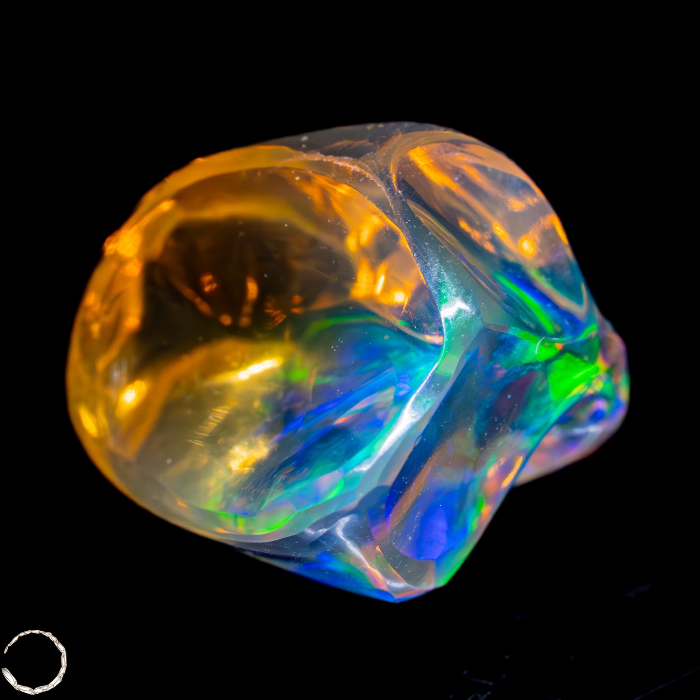 Seltener AAA+ Mexikanischer Feuer-Opal,0,892g/4,46ct