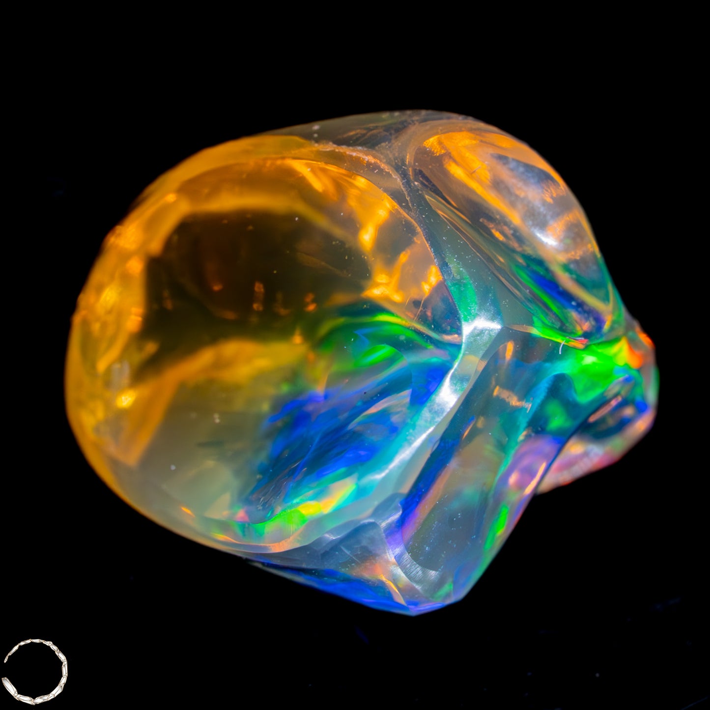 Seltener AAA+ Mexikanischer Feuer-Opal,0,892g/4,46ct