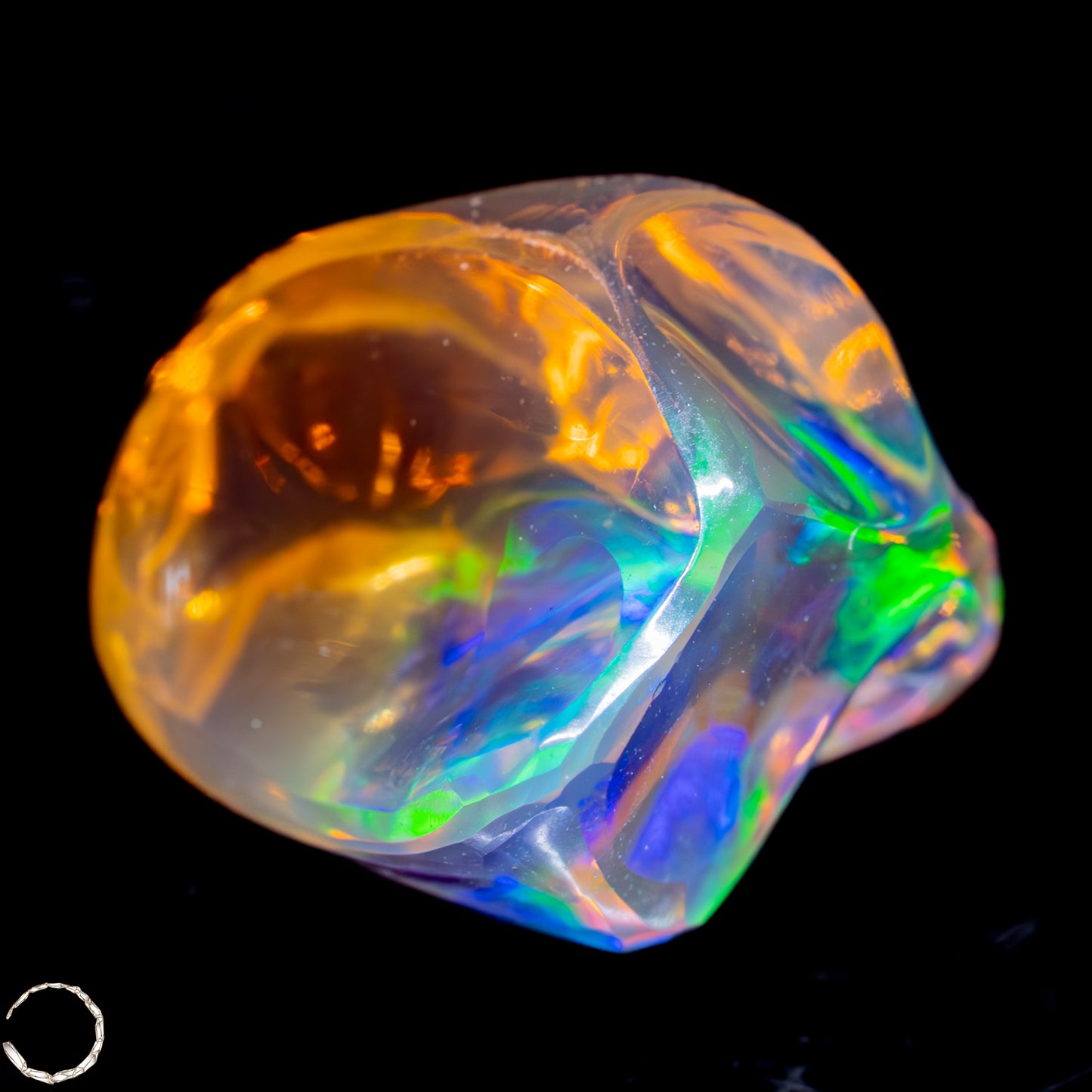 Seltener AAA+ Mexikanischer Feuer-Opal,0,892g/4,46ct