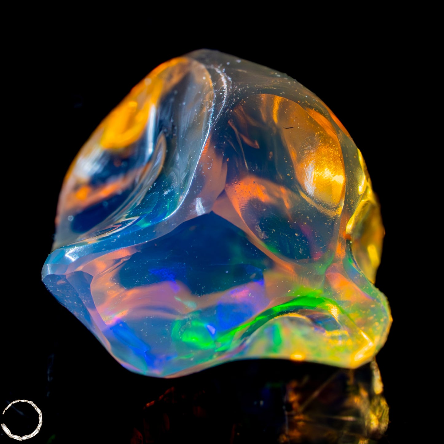 Seltener AAA+ Mexikanischer Feuer-Opal,0,892g/4,46ct